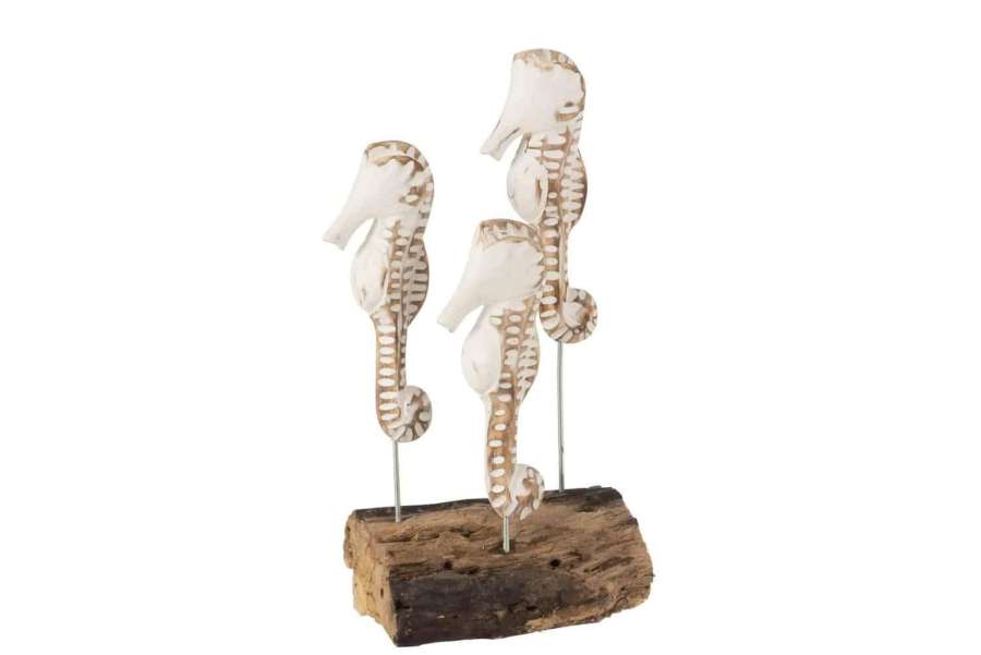 SEAHORSE 3 ON FOOT ALABASIA WOOD WHITE/NATURAL
