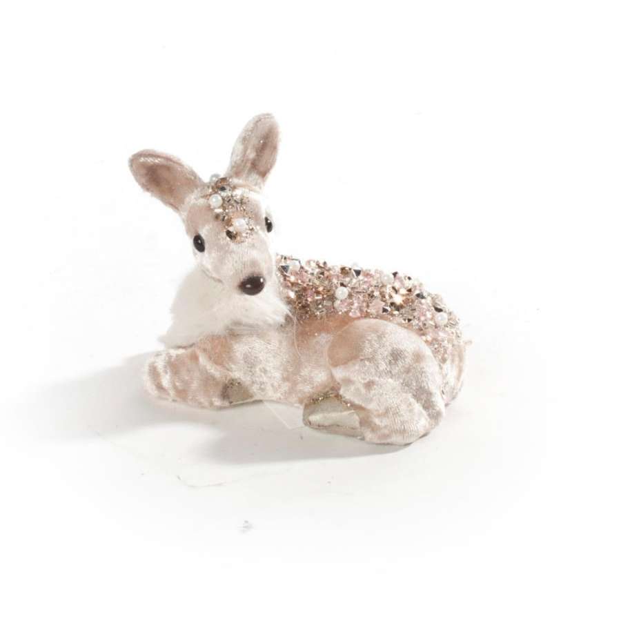 Figur Rådyr Fløyel 10X6X10Cm