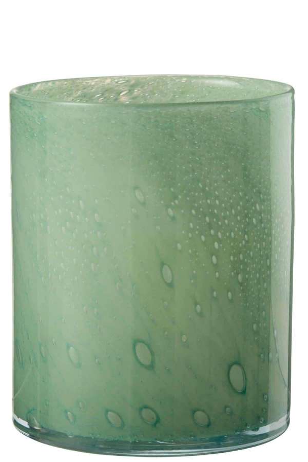 TEALIGHT HOLDER JADE GREEN LARGE
