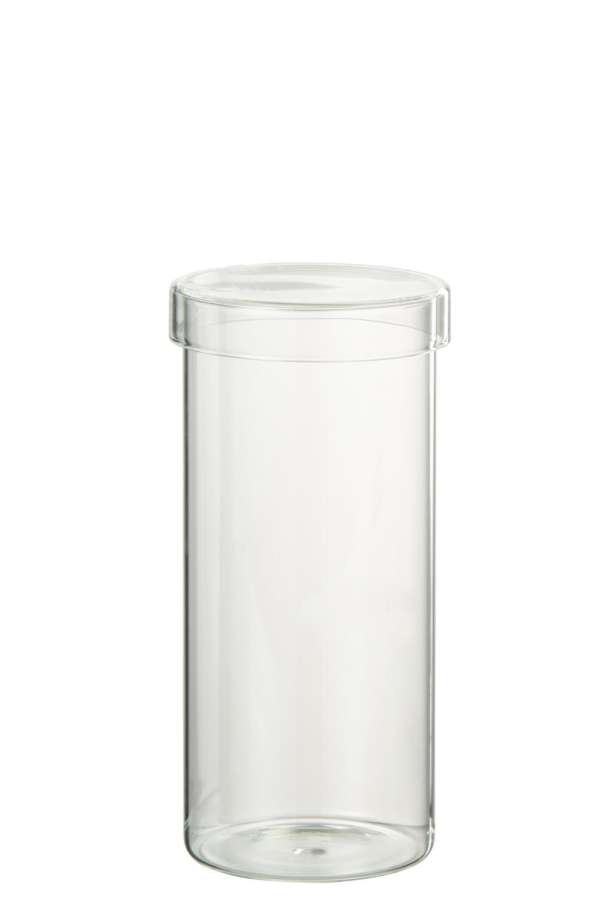 GLASS POT LISA GLASS TRANSPARENT LARGE