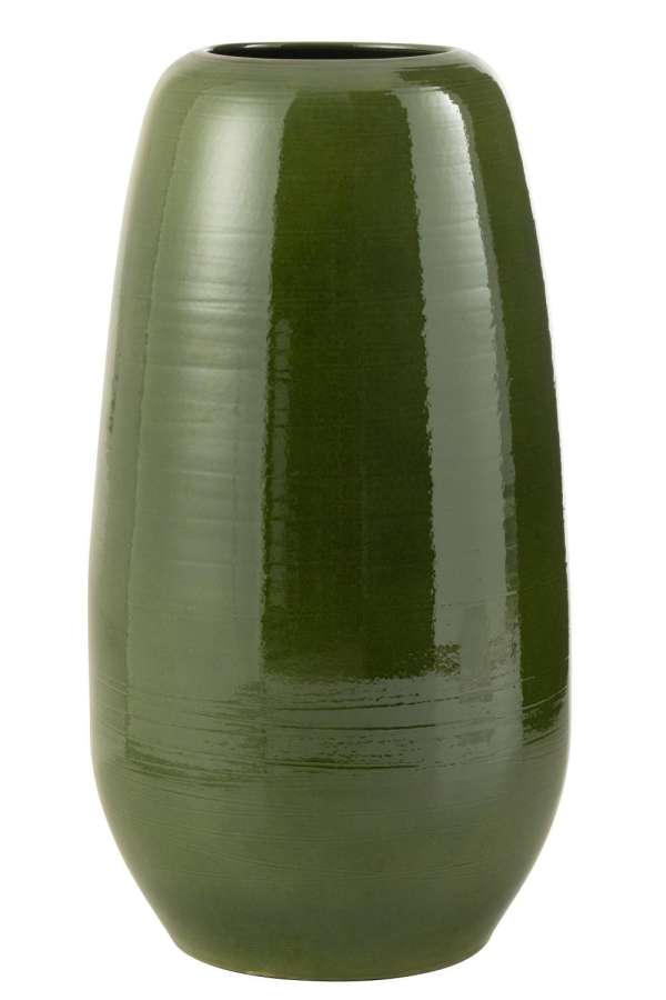 VASE LOLA PORCELAIN GREEN EXTRA LARGE