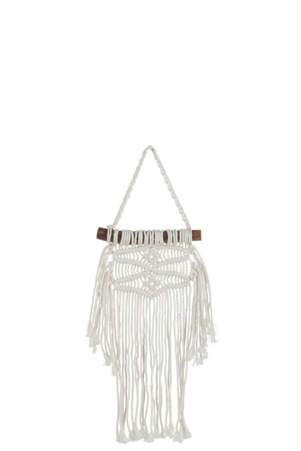 HANGER FRINGES COTTON WHITE