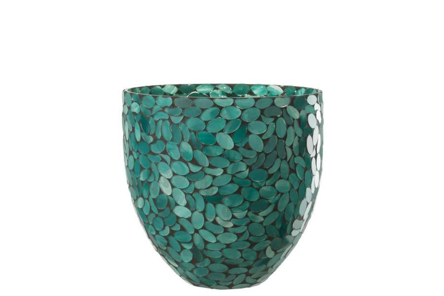 HURRICANE MOSAIC GLASS AZURE LARGE