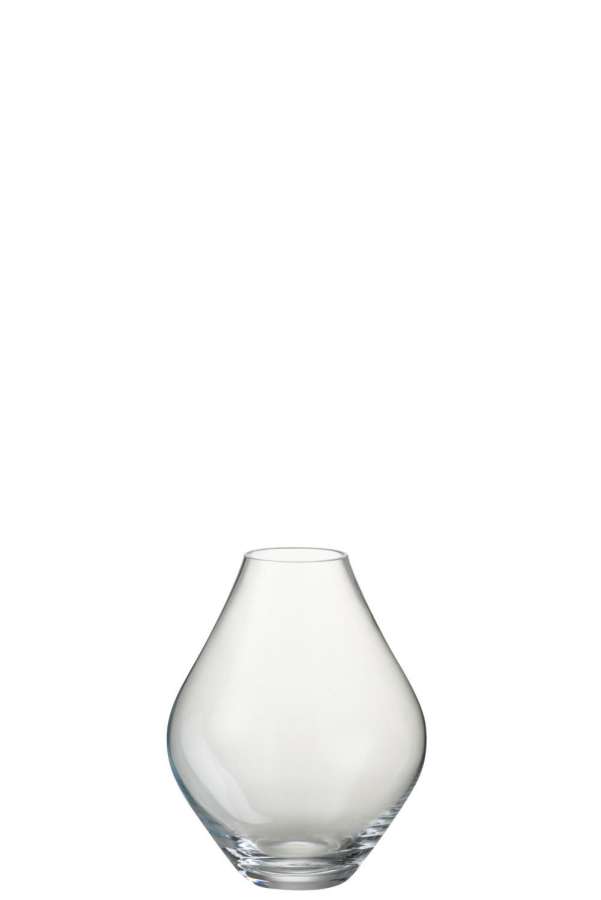 VASE ABBY GLASS TRANSPARENT SMALL