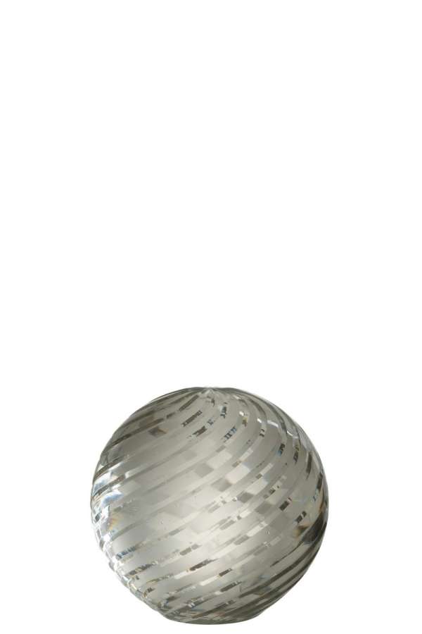 PAPERWEIGHT ONDES GLASS TR LARGE