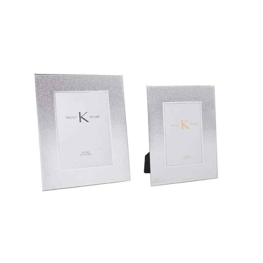 Ramme Sølv M/Glitter 18X23Cm