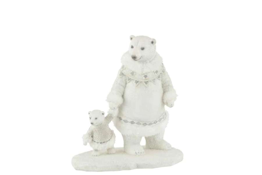 POLAR BEAR+BEAR HAND IN HAND POLY WHITE/GREY