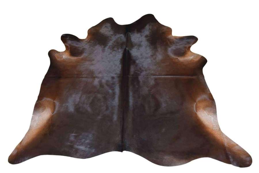 COWHIDE LEATHER DARK BROWN 3-4M²