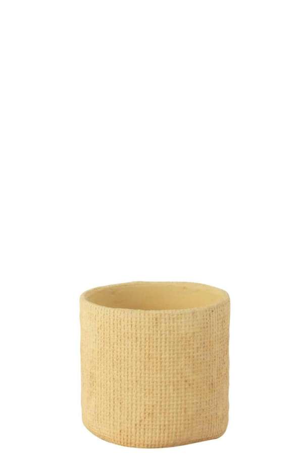 FLOWERPOT SUNNY CEMENT BEIGE SMALL
