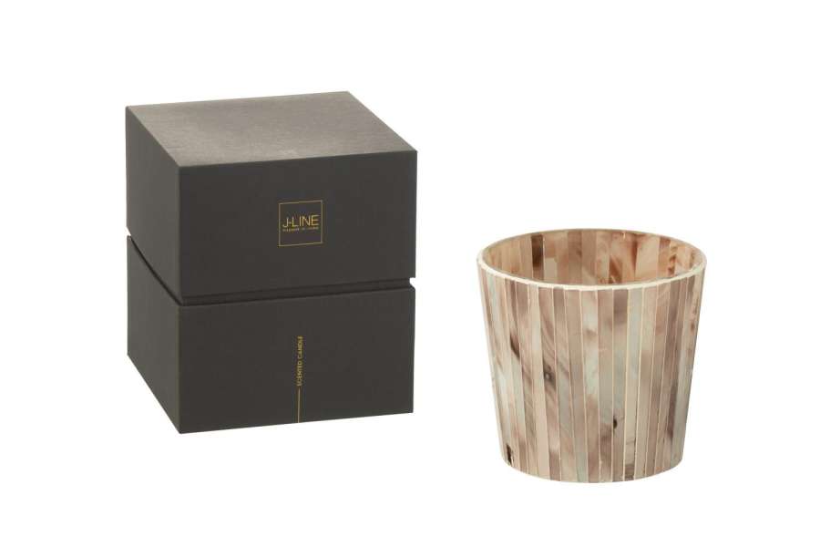 SCENTED CANDLE NOA TENDER ROSE PINK SMALL-45HOURS