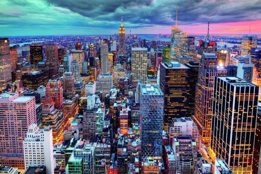 Bilde Herdet Glass Bybilde Skyline 80X120