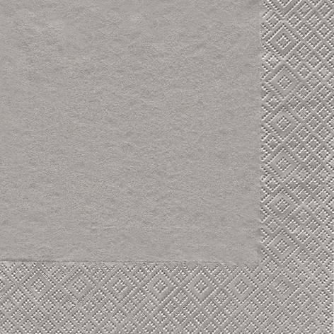 Serviett sølv 40X40Cm