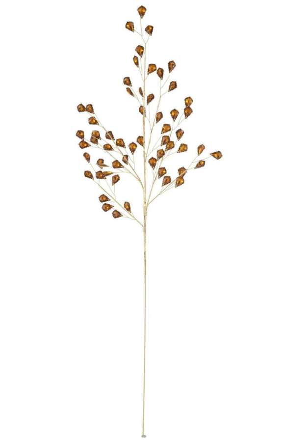 BRANCH STONES RHINESTONE AMBER