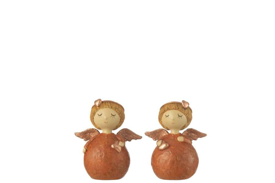 ANGEL HEART RESIN COPPER SMALL ASSORTMENT OF 2