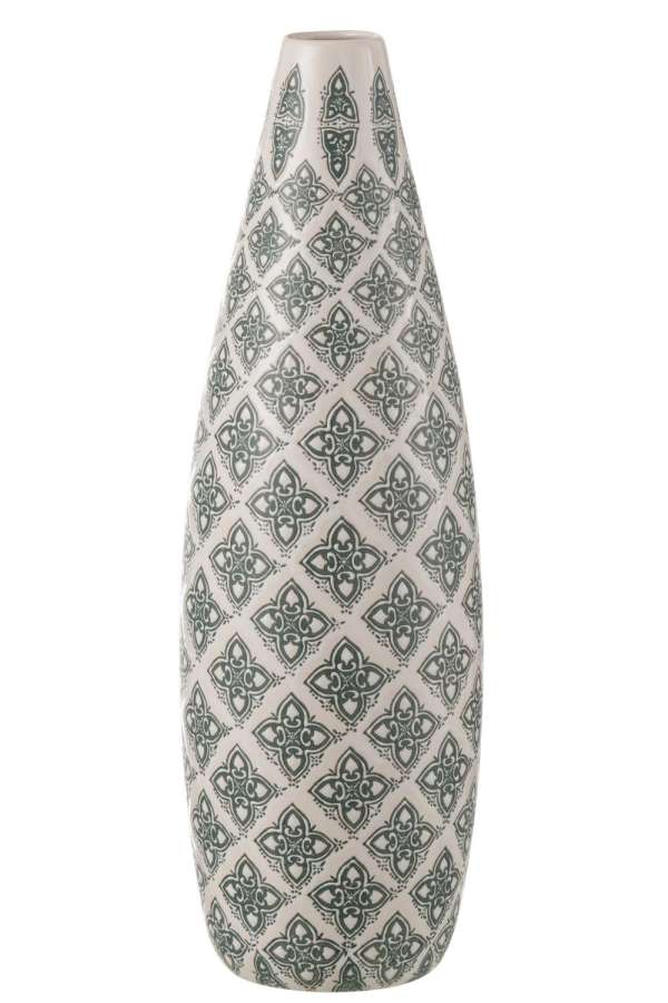 VASE KOUSA PORCELAIN BLUE/WHITE