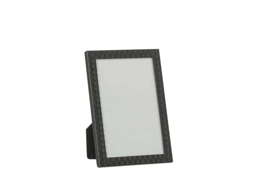 PHOTO FRAME HAMMERED BORDER 13X18 METAL BLACK MEDIUM