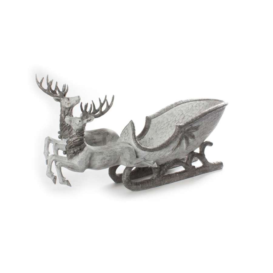 Reinsdyr m/slede - 60cm