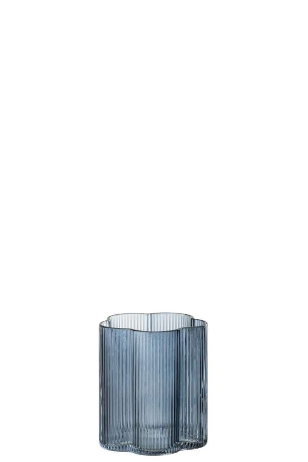 GLASS FIORE GLASS DARK BLUE