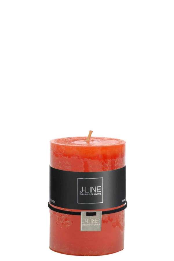 CYL. CANDLE ORANGE M 39H J LINE