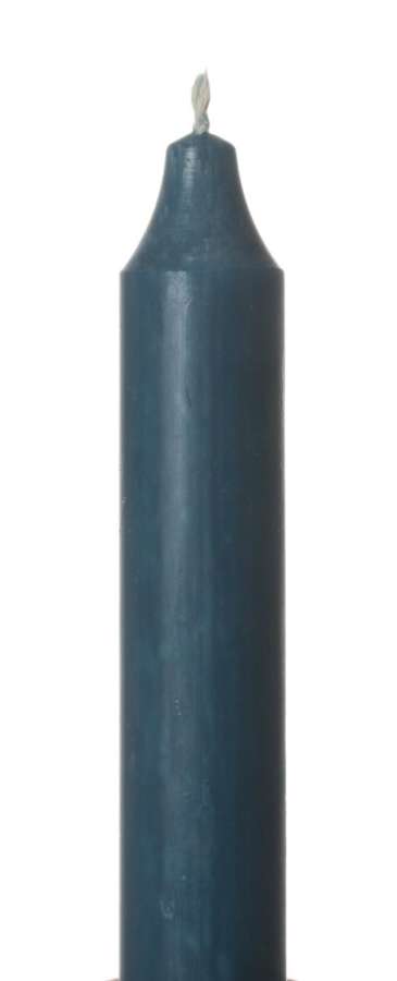 Kronelys Rustikk 2,2X30Cm 57 Petrol