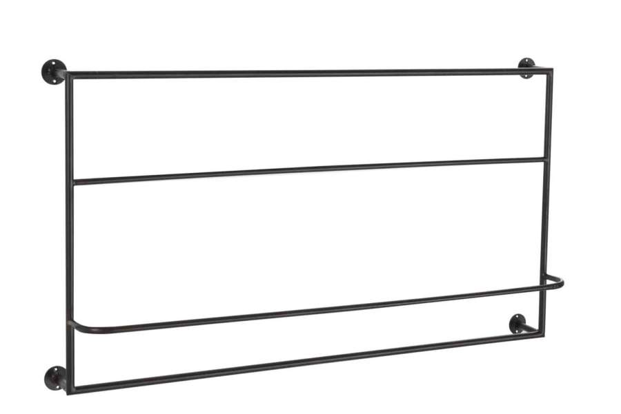 TEXTILE RACK METAL BLACK