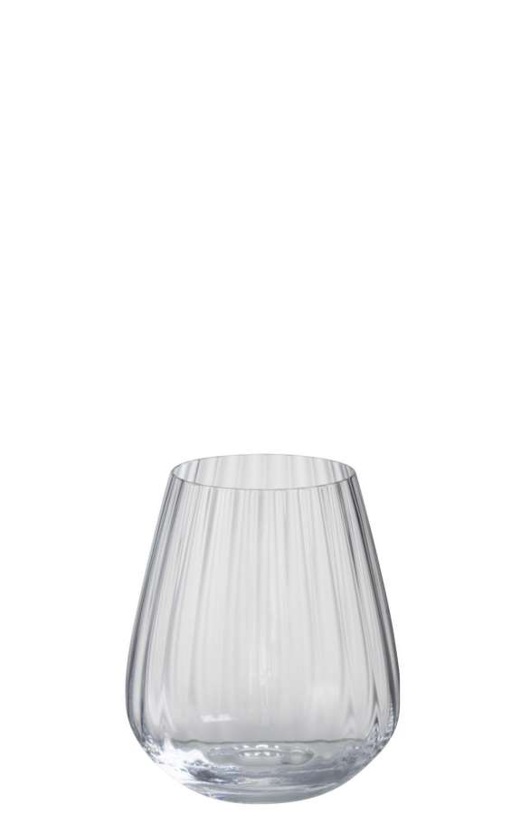 DRINKING GLASS WATER STRIPES GLASS TRANSPARENT