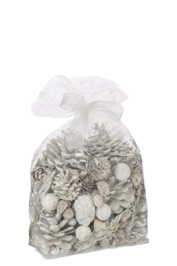 DRIED FLOWERS MIX DRY FLOWER WHITE