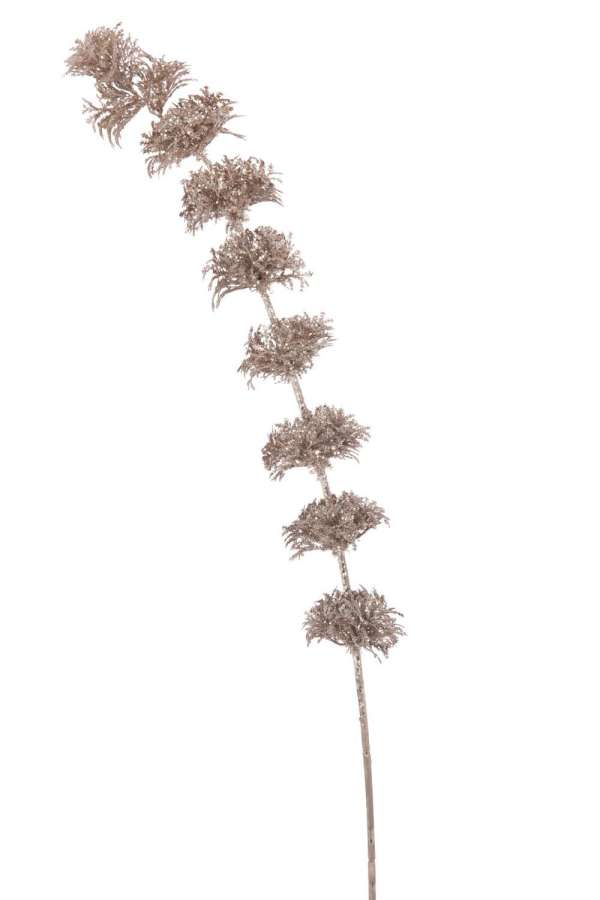 BRANCH BELLS OF IRELAND+GLITTERS PLASTIC PINK