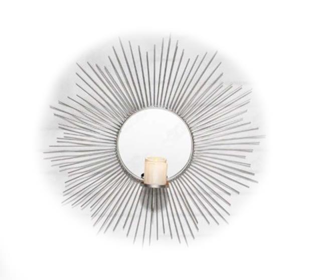 Vegglysestake M/Speil 77Cm