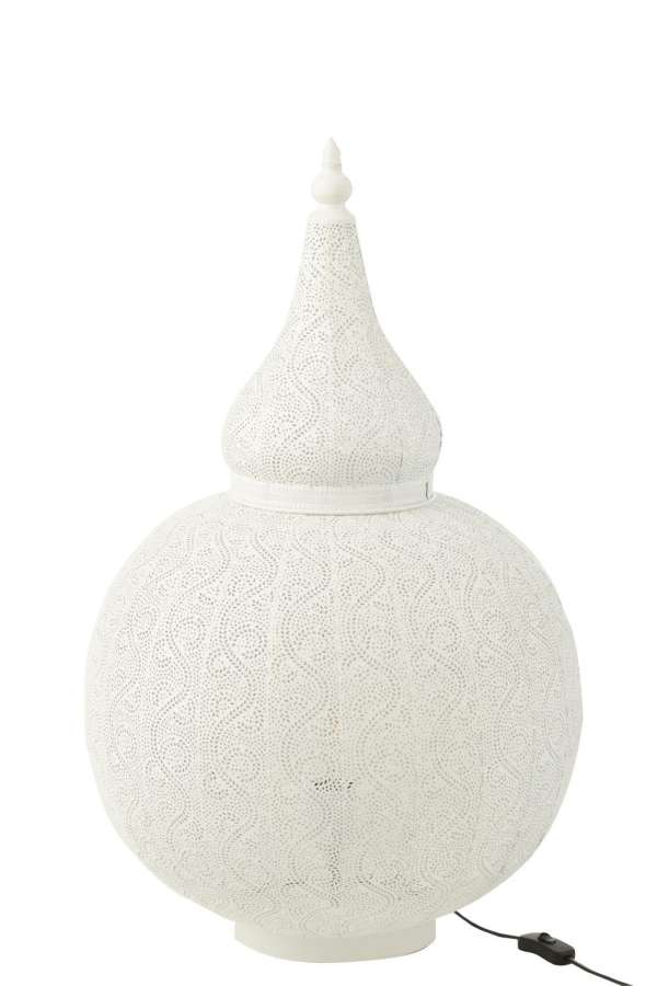 LAMP ALADIN METAL WHITE LARGE