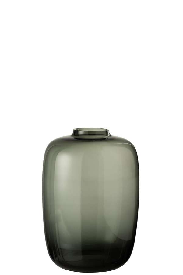 VASE CLEO GLASS GREY SMALL