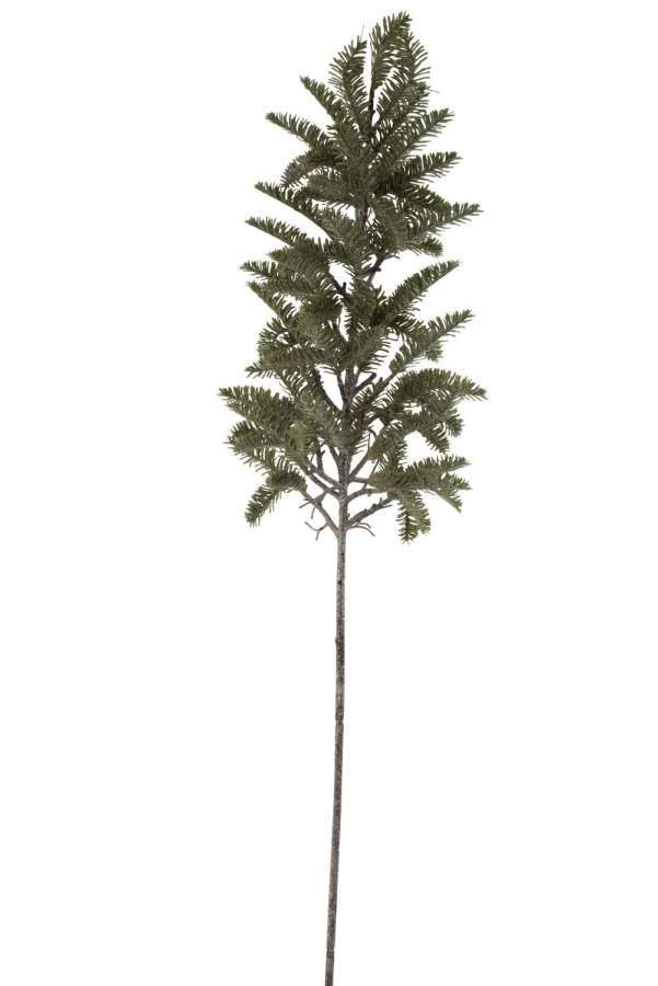 BRANCH PINE GLITTER PLASTIC GREEN LARGE