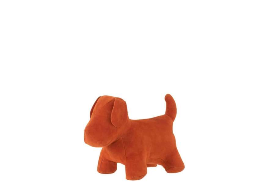 DOG DECO MATTE VELVET ORANGE SMALL
