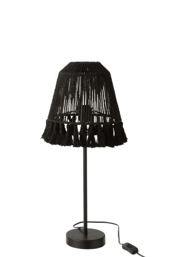 LAMP MILA JUTE BLACK