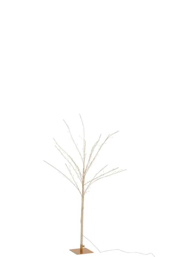 BARE TREE+LED METAL GOLD MEDIUM