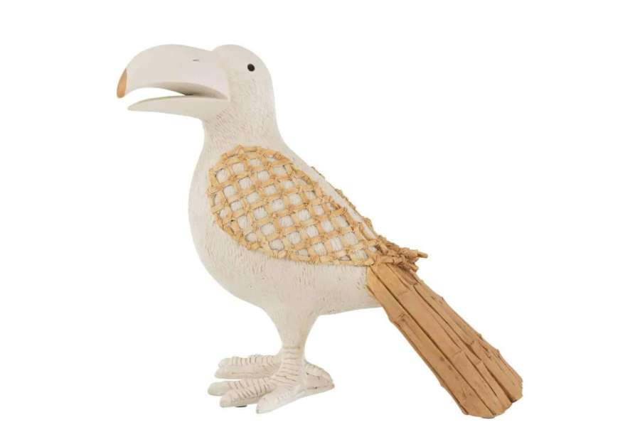 TOUCAN POLY WHITE/NAT LARGE