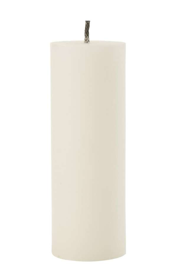 OUTDOOR CANDLE PILLAR PARAFFIN WHITE EXTRA LARGE-50HOURS