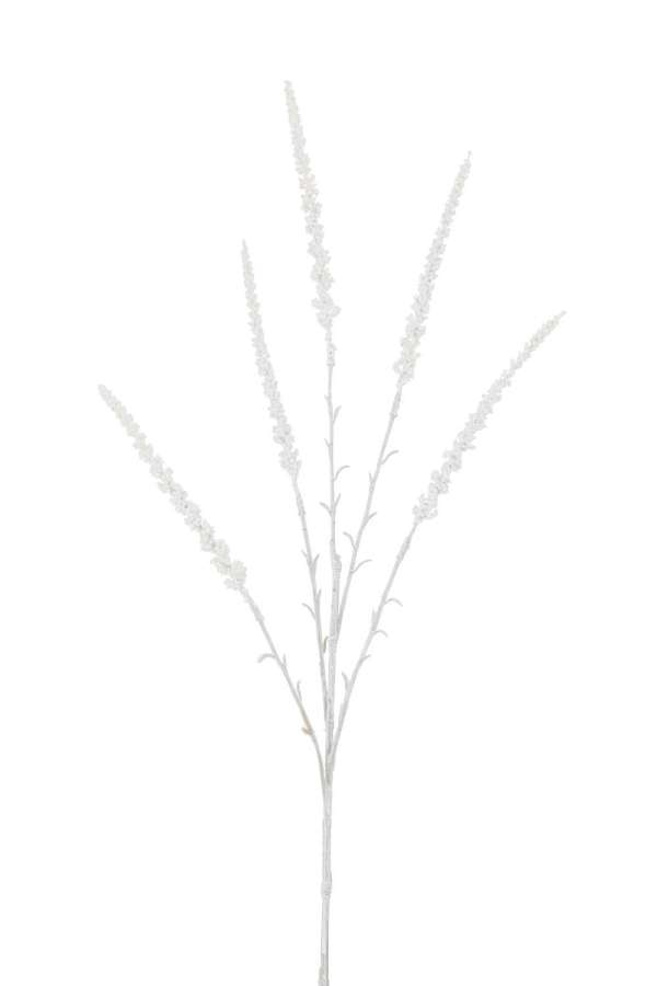 BRANCH ASTILBE 5 SPRAYS PLASTIC WHITE