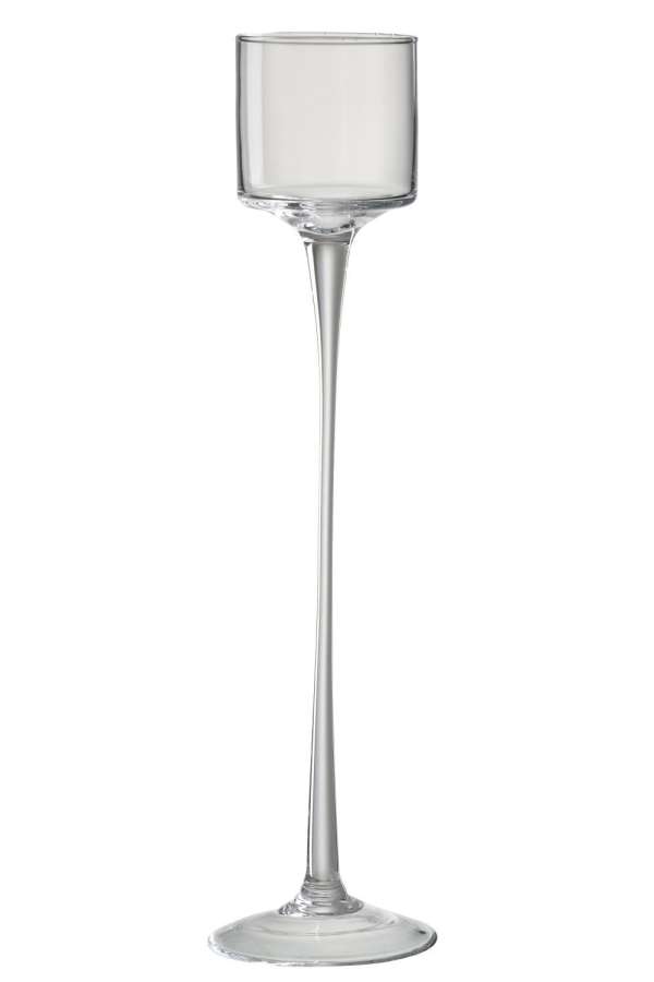 HURRICANE ON FOOT GLASS TRANSPARENT LARGE