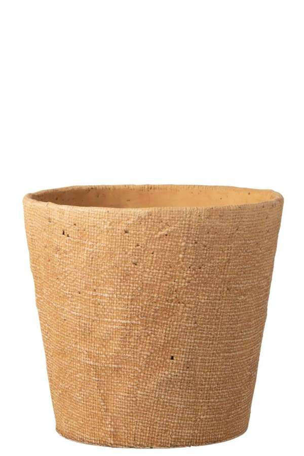 FLOWERPOT BISTRO CEMENT NATURAL EXTRA LARGE