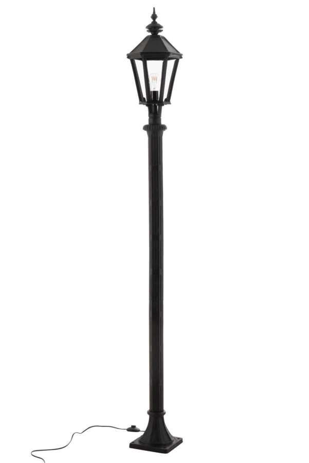LANTERN POLE OUTDOOR CAST IRON BLACK