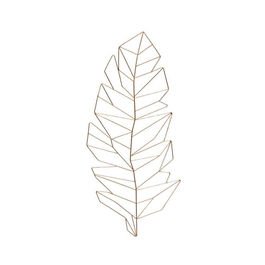 Fjær For Vegg Kobber 61Cm