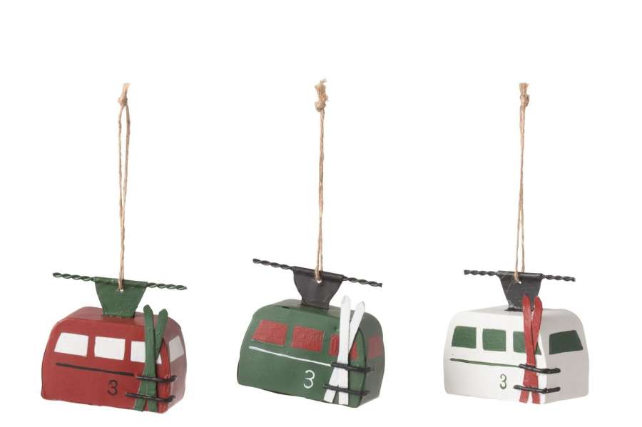 HANGER CABLE CAR RECTANGLE METAL MIX ASSORTMENT 3