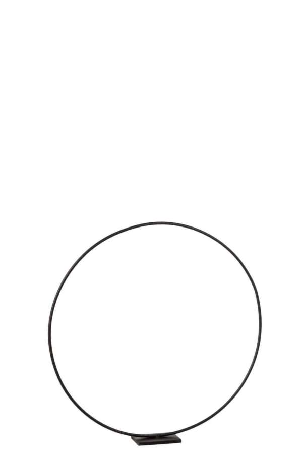 RING ON FOOT METAL BLACK MEDIUM