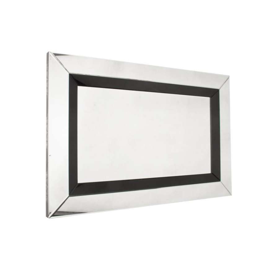 Speil Blank/Sort 120X80Cm