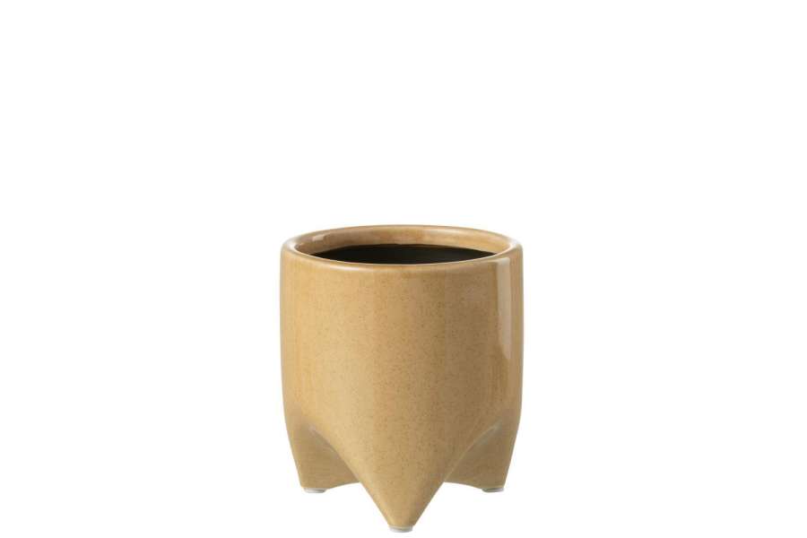 FLOWERPOT HELIA CERAMIC GREEN SMALL