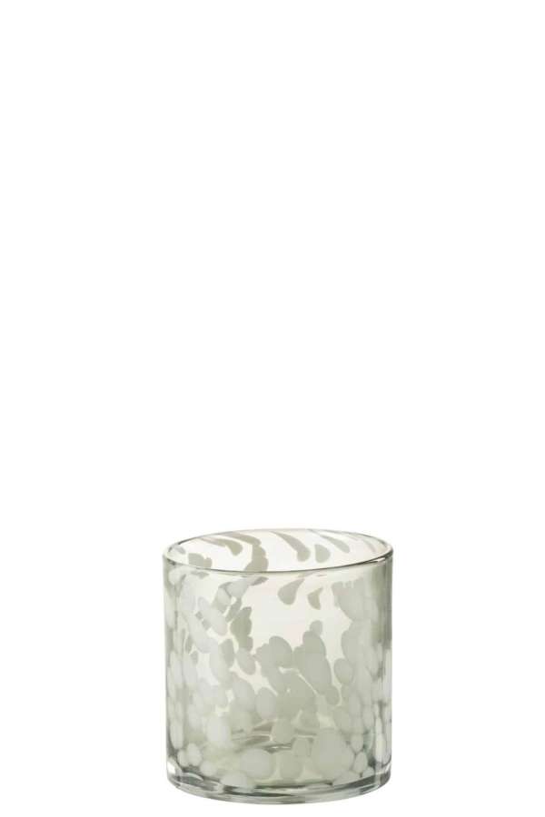 HURRICANE DOT GLASS GREY/WHITE SMALL