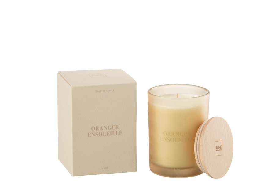 SCENTED CANDLE ACCORDS ESSENTIELS ORANGER ENSOLEILLÉ-38H