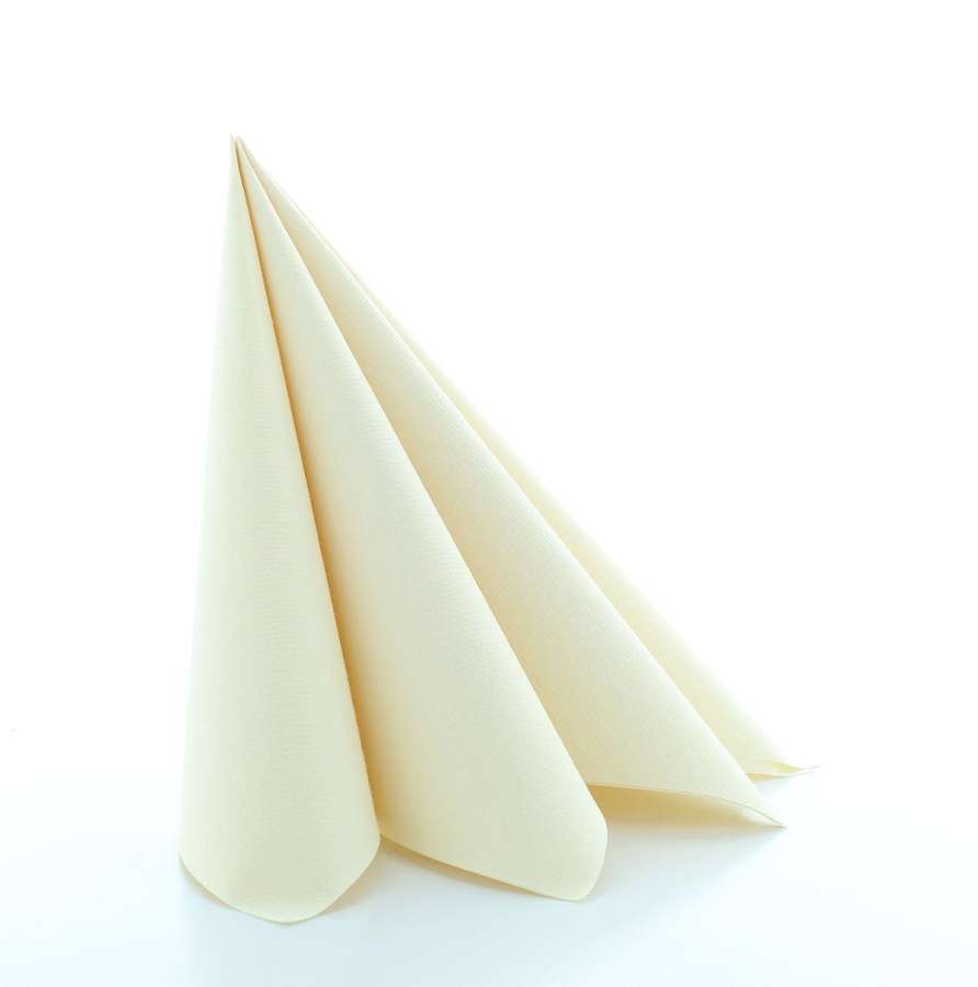 Serviett Tekstil 40X40Cm Champagne