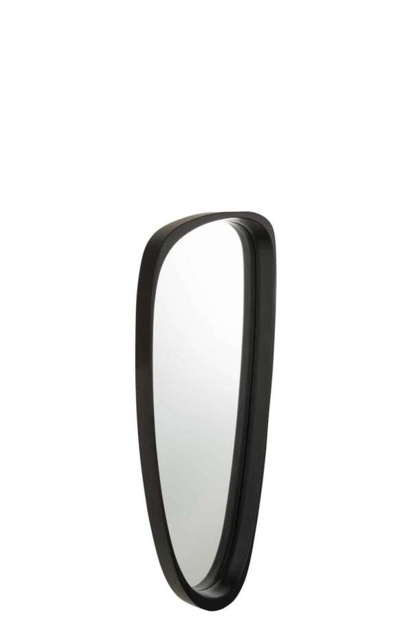 MIRROR GILES MDF/GLASS BLACK LONG